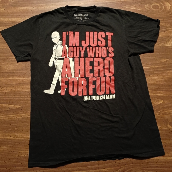 ONE PUNCH MAN T-SHIRT - Medium // Anime Cartoon Tee Shirt - Picture 3 of 6